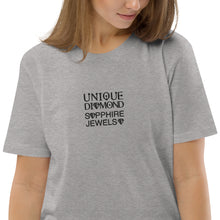 Load image into Gallery viewer, Unique Diamond Embroidered Organic Cotton T-shirt