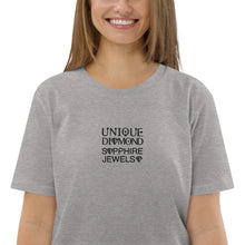 Load image into Gallery viewer, Unique Diamond Embroidered Organic Cotton T-shirt