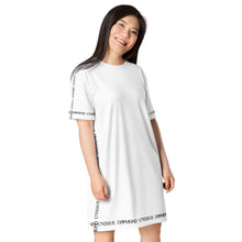 Load image into Gallery viewer, Unique Diamond Edge Print T-shirt dress