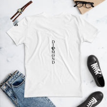 Load image into Gallery viewer, Unique Diamond White Double Print Women's Cotton Touch T-shirt
