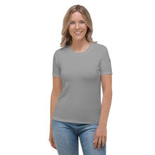 Load image into Gallery viewer, Unique Diamond Grey Geo Women's Jersey T-shirt