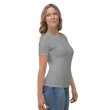 Load image into Gallery viewer, Unique Diamond Grey Geo Women's Jersey T-shirt