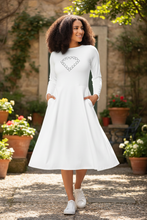 Load image into Gallery viewer, Long Sleeve Midi Dress Outdoor
