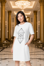 Load image into Gallery viewer, T-shirt Dress - Luxury Hotel Lobby
