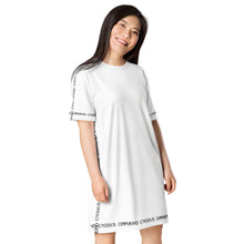 Load image into Gallery viewer, Unique Diamond Edge Print T-shirt dress
