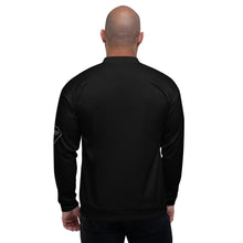 Load image into Gallery viewer, Unique Diamond Black Bomber Jacket
