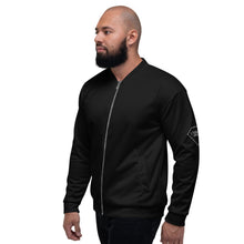 Load image into Gallery viewer, Unique Diamond Black Bomber Jacket
