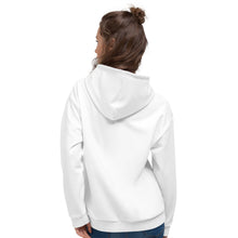 Load image into Gallery viewer, Unique Diamond Shoulder Print White Hoodie
