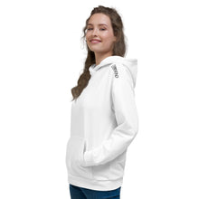 Load image into Gallery viewer, Unique Diamond Shoulder Print White Hoodie
