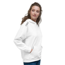 Load image into Gallery viewer, Unique Diamond Shoulder Print White Hoodie
