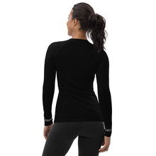 Load image into Gallery viewer, Unique Diamond Black Long Sleeve Top
