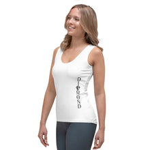 Load image into Gallery viewer, Unique Diamond White Vest Top
