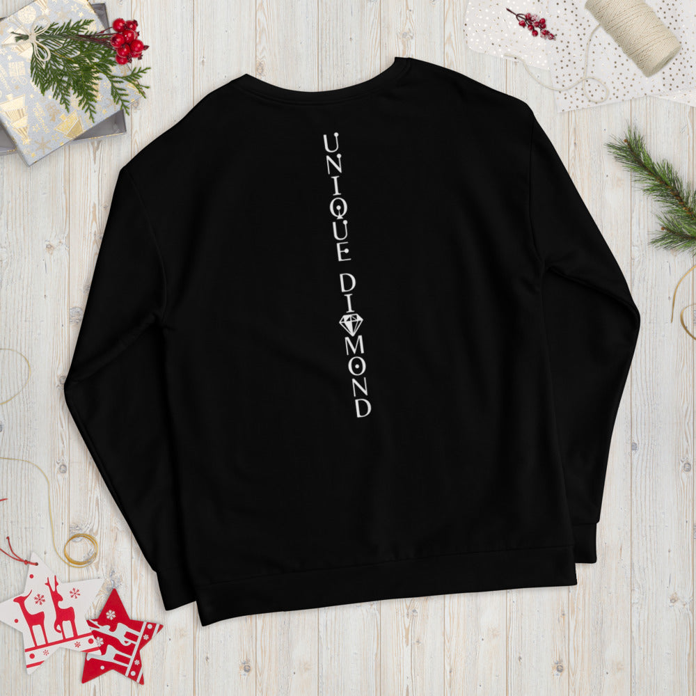 Unique Diamond Classic Black Sweatshirt