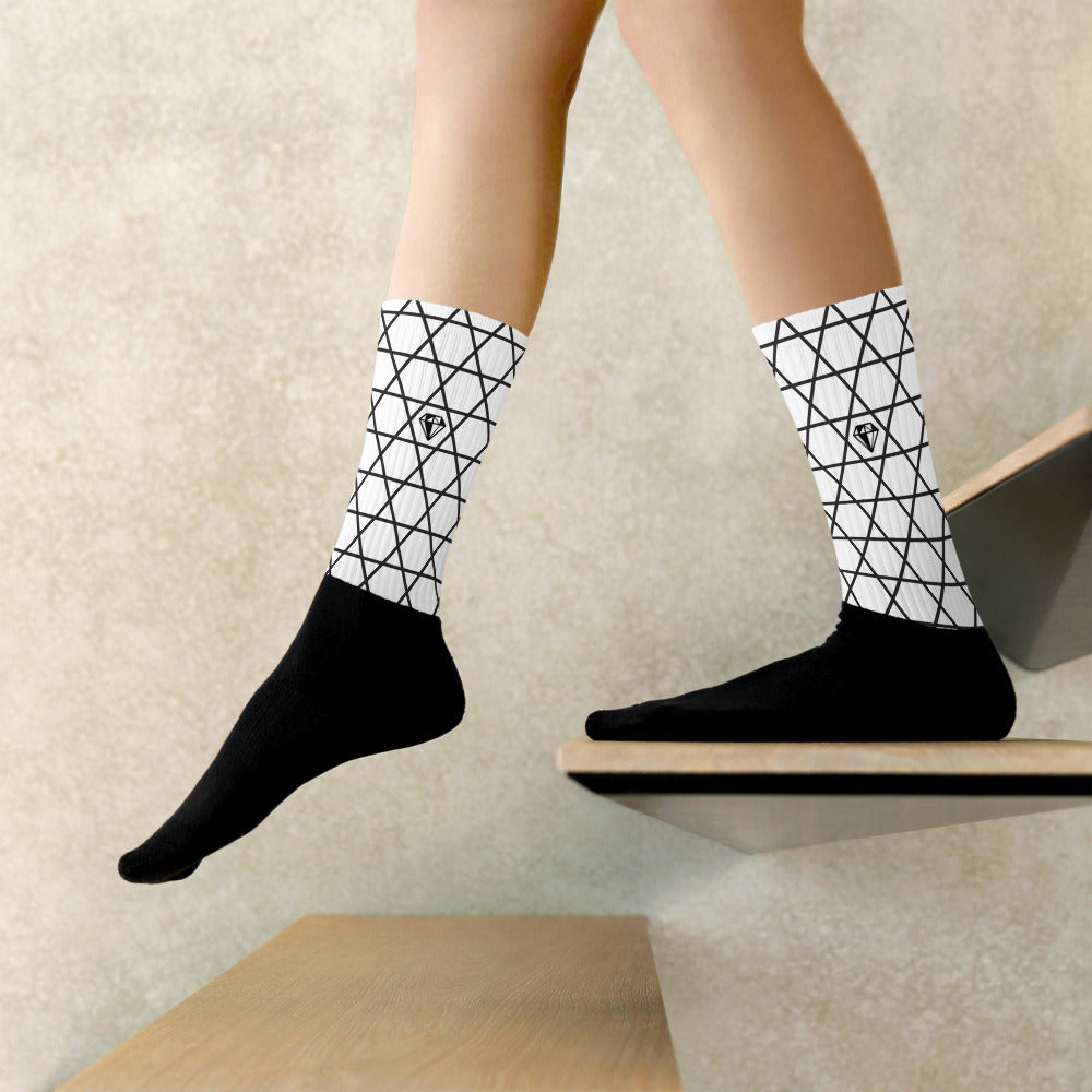 Unique Diamond Cushioned Socks