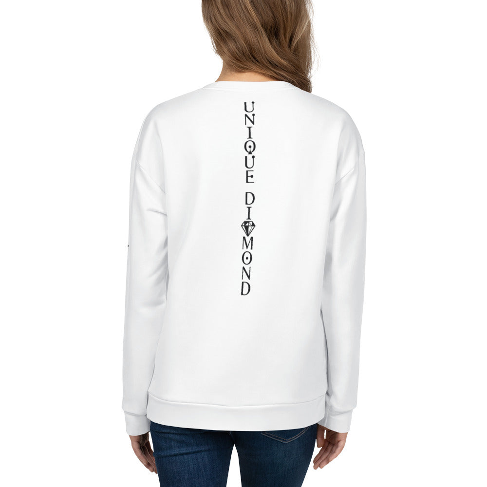 Unique Diamond Classic White Sweatshirt