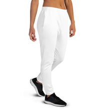 Load image into Gallery viewer, Unique Diamond Women&#39;s White Cuffed Joggers
