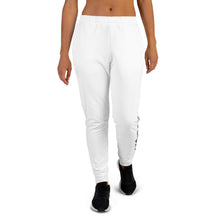 Load image into Gallery viewer, Unique Diamond Women&#39;s White Cuffed Joggers
