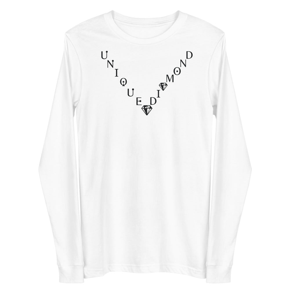 Unique Diamond 'V' Long Sleeve Tee