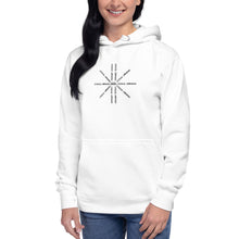 Load image into Gallery viewer, Unique Diamond White Embroidered Hoodie
